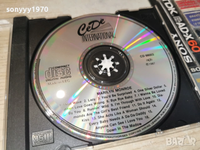 MARILYN MONROE CD-ВНОС GERMANY 0406261936H2E6R