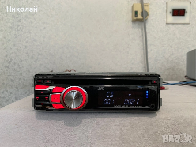 Авто Cd плеър JVC USB, снимка 2 - Аксесоари и консумативи - 55175455