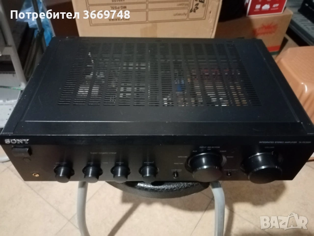 Продавам запазен стерео усилвател SONY TА-FE330R