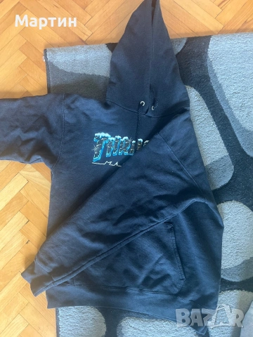 Thrasher Ice black hoody, снимка 3 - Суичъри - 54821191