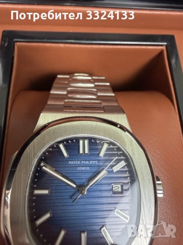 Patek Philippe Nautilus 40mm
Blue Dial, снимка 2 - Мъжки - 55608872