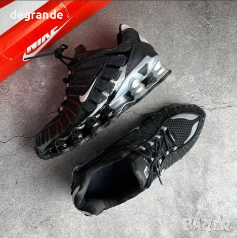 НАМАЛЕНИ👟Nike Shox TL black and silver 