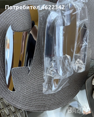 хром капачки под дръжките на вратите за Мерцедес GL X166 ML W166 C class W204 GLK X204, снимка 2 - Части - 55249104