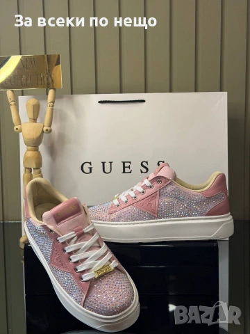 Guess Дамски Маратонки С Кристали👟Дамски Спортни Обувки С Камъни Гес - Различни Цветове Код A1559, снимка 7 - Маратонки - 55159305