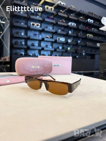 Очила + висок клас калъф + на марката кутия + сертификат + кърпичка miu miu , снимка 4 - Слънчеви и диоптрични очила - 54880254