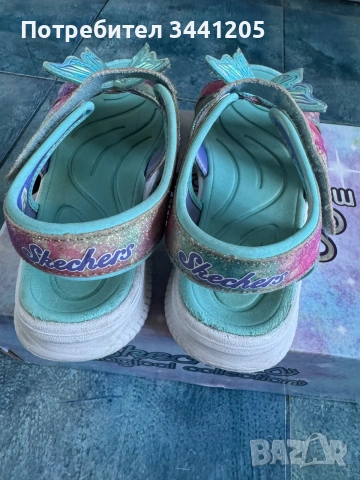 Светещи сандали Sketchers, снимка 5 - Детски сандали и чехли - 54992402