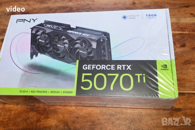🔥 PNY GeForce RTX 5070 Ti 16GB GDDR7 – НОВА, В НАЛИЧНОСТ! 🔥