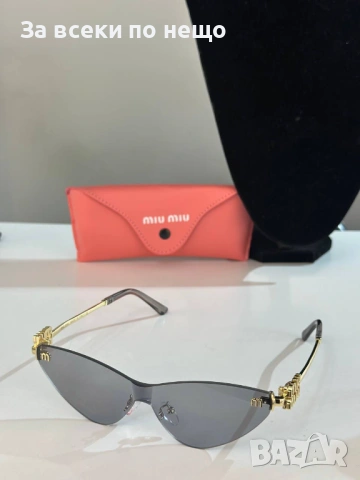 Miu Miu Слънчеви Очила С UV400 Миу Миу С ПОДАРЪК🎁Калъф - Различни Цветове Код SK1481, снимка 4 - Слънчеви и диоптрични очила - 54460911