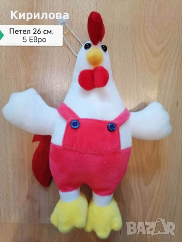 детски плюшени играчки - Петел 28 см. 5 Е