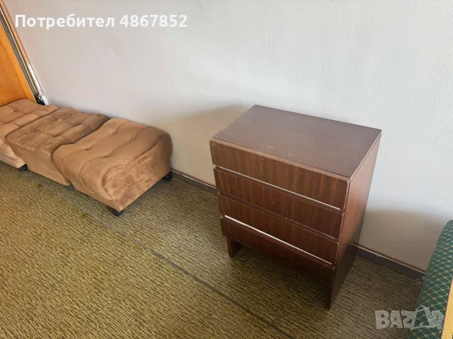 Мека мебел диван 3ка с механизъм с 2 фотьойла и 3+3 табуретки, снимка 5 - Дивани и мека мебел - 55395176