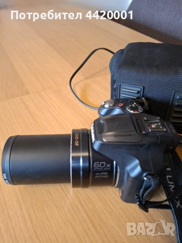 Продавам фотоапарат Panasonic Lumix DMC-FZ72. 60х оптично увеличение, снимка 3 - Фотоапарати - 55239375