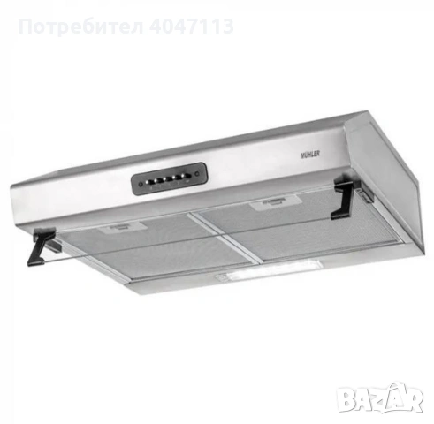 Абсорбатор, 160W, класик, бял, AMK- 2119IX, 160W, класик, INOX, 2 мотора, снимка 7 - Абсорбатори - 54965248