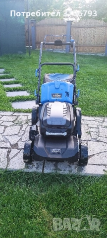 Самоходна Косачка на батерии Scheppach MP470-X, снимка 5 - Градинска техника - 54782592