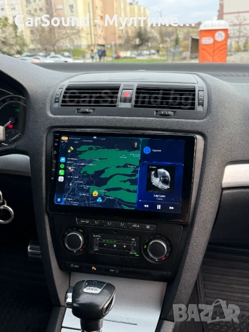 Skoda Octavia 2 - 10.1" Android Мултимедия Шкода Октавия 2008-2013 Навигация Андроид