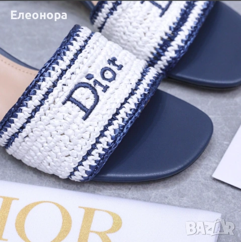 Дамски чехли Christian Dior, снимка 2 - Чехли - 54712990