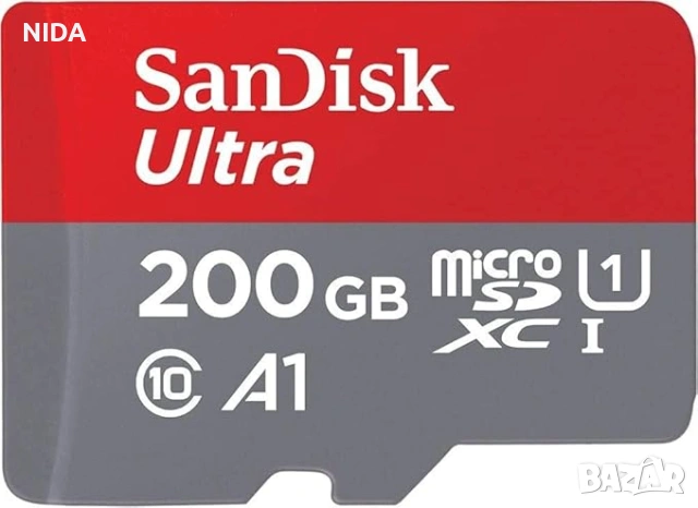 SanDisk Micro SD, 200GB, НОВА, снимка 2 - Карти памет - 54814024