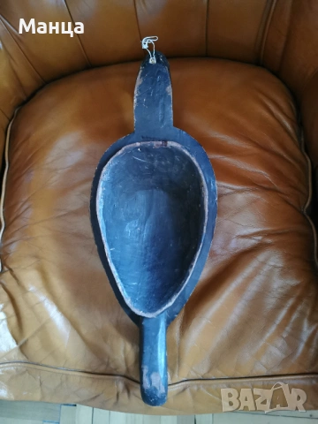 Уникална Африканска маска, снимка 2 - Антикварни и старинни предмети - 54313385