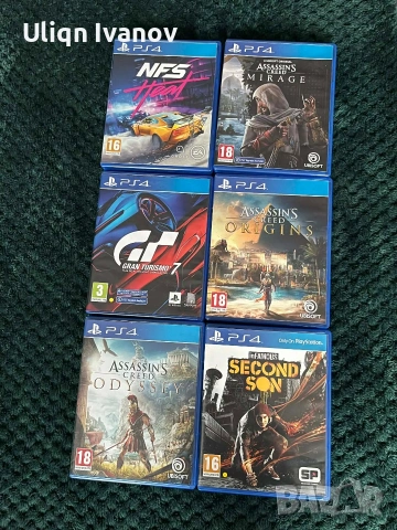 Playstation 4 slim с 6игри, снимка 2 - PlayStation конзоли - 55156264