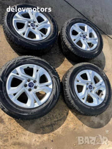 5x108, 7J ET42 17 цола алуминиеви джанти, 9818082477 65.1 централен отвор със зимни гуми от Citroen , снимка 2 - Гуми и джанти - 54495445