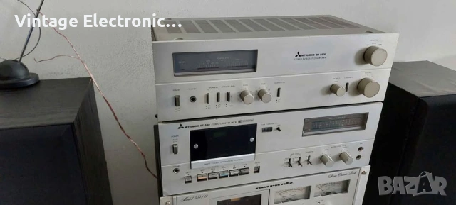Усилвател Mitsubishi DA-U 530 и дек Mitsubishi DT-530, снимка 3 - Аудиосистеми - 55011395