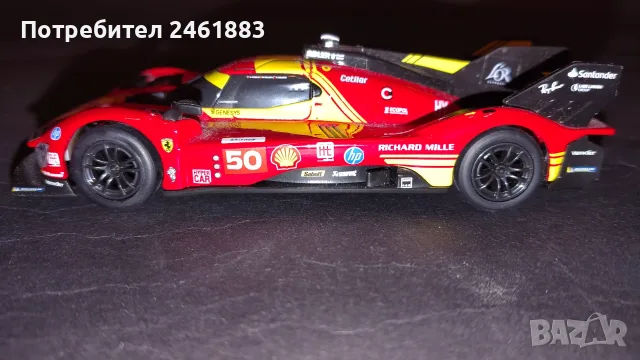 1/41 Bburago за Shell Ferrari 499, R/C с bluetooth , снимка 2 - Колекции - 55358293
