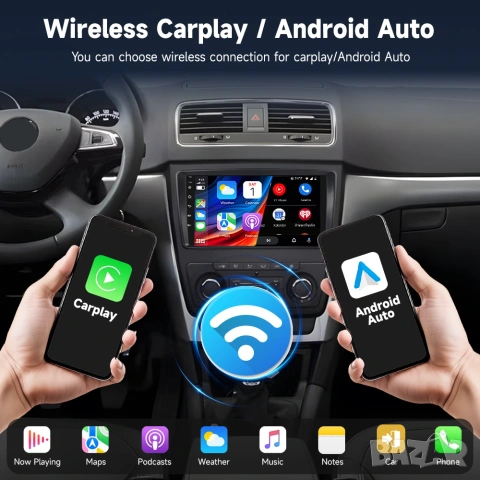 Мултимедия за Skoda Roomster, Yeti, Superb, Octavia, Android Навигация, Waze, Carplay, Андроид Skoda, снимка 2 - Аксесоари и консумативи - 55188377