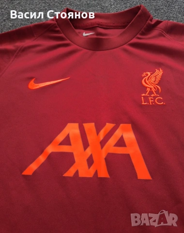 Liverpool / Ливърпул Nike Training shirt 2021-22г. - за ръст 158см., снимка 2 - Фен артикули - 54341211