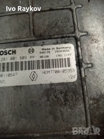Компютър , ECU , RENAULT 0281001809 Bosch 7700105953 , 7700110647, снимка 5 - Части - 55334095