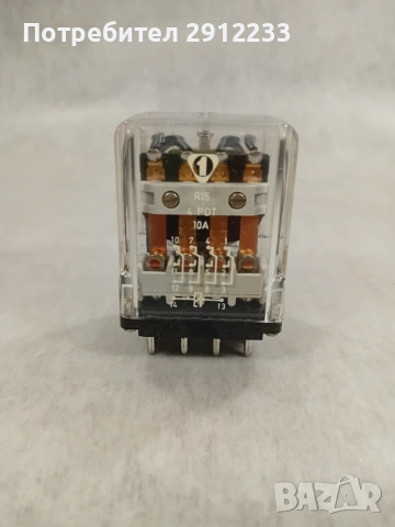 РЕЛЕ R15-24V 4PDT, 24V, 10A