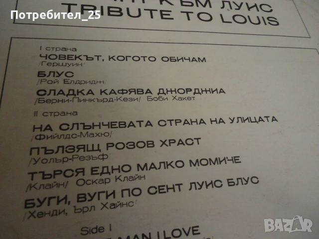 Грамофонни плочи-Тина Търнар, Едит Пиаф, Луйс Армстронг, снимка 11 - Грамофонни плочи - 55094548