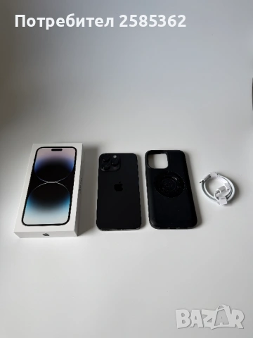 iPhone 14 Pro Max 512 GB Space Black | 100% Батерия | Перфектен технически