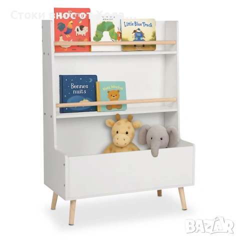 Рафт за книги и играчки за детска стая Relaxdays 
