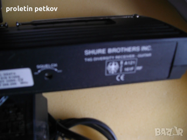 Wirles za Kitara  Shure USA, снимка 3 - Други - 54506012