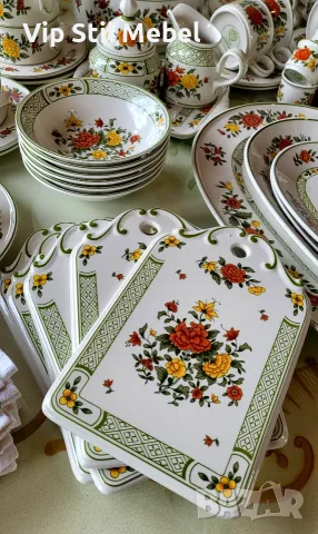 Огромен сервиз за хранене и кафе Villeroy & Boch Summer Day , снимка 9 - Сервизи - 55406618