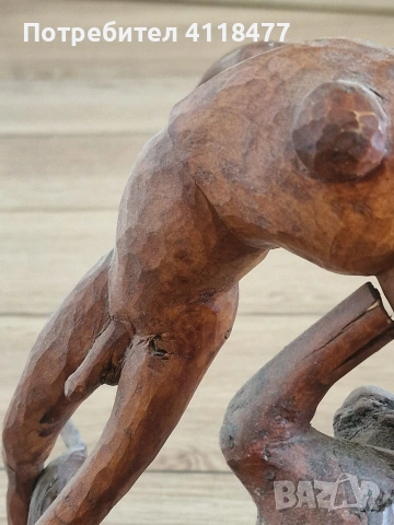 Скулптура статуетка от корени, снимка 2 - Статуетки - 54316811