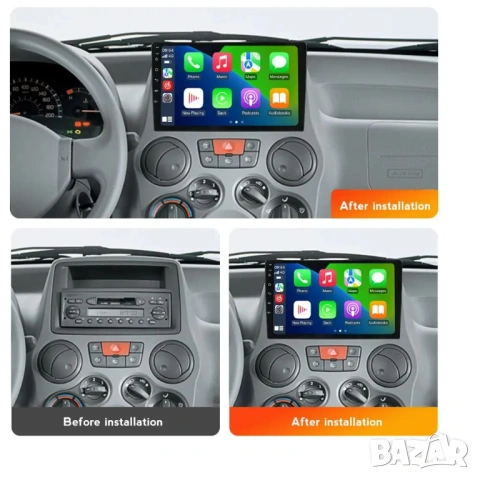 Андроид Мултимеди за Fiat Panda, Навигация, Carplay Android Auto, Фиат Панда, радип, плеър 2003-2012, снимка 4 - Аксесоари и консумативи - 54727168