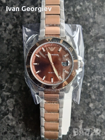 Нов часовник Emporio Armani Diver11340, снимка 7 - Мъжки - 54101387