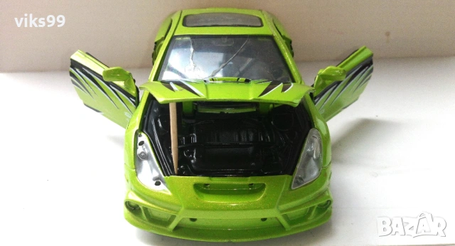 Bburago Toyota Celica GT-S 2003 Мащаб 1:24, снимка 7 - Колекции - 54502818