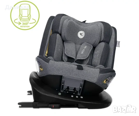Lorelli Стол за кола Imola grey i-Size 40-150 см Isofix 360 