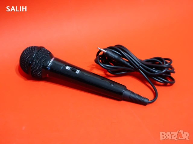 HAMA THOMSON DM-20 Динамичен Микрофон Внос Литва Като Нов Тестван, снимка 4 - Микрофони - 54867080