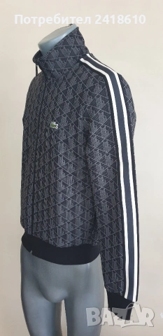 Lacoste Monogram Regular Fit Full Zip Mens Size 3 - S  НОВО! ОРИГИНАЛ! Мъжко Горнище с цял цип!, снимка 6 - Спортни дрехи, екипи - 54886892