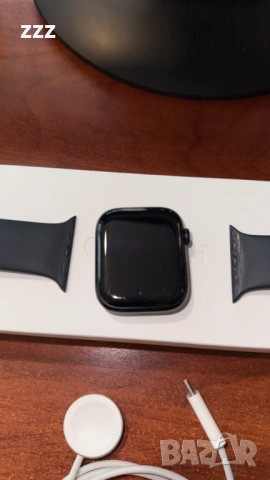 Apple Watch Series 7 45mm Midnight GPS, снимка 13 - Смарт часовници - 54808604