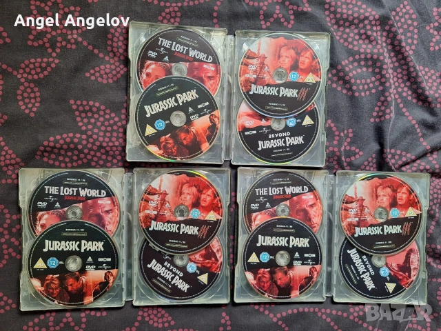Jurassic Park Trilogy Film Collection (Steelbook) [DVD] цена 12 евро , снимка 3 - DVD филми - 55108548