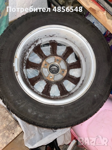 Оригинални Hyundai алуминиеви джанти 15” + гуми Goodyear 205/65 R15 – 200€, снимка 2 - Гуми и джанти - 54902845