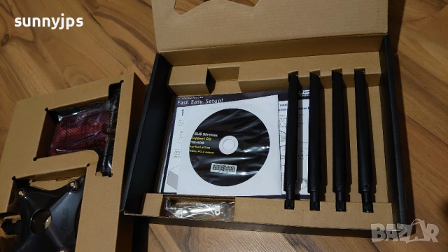 Asus PCE-AC88 Wi-Fi карта AC3100, снимка 5 - Мрежови адаптери - 54358594