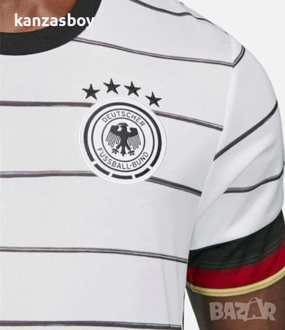 ADIDAS Germany Football Soccer Home Shirt 2020-22 - мъжка колекционерска тениска КАТО НОВА М