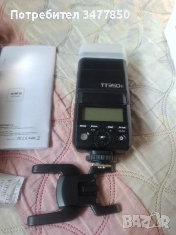 Светкавица Godox TT350F за Fuji, снимка 2 - Светкавици, студийно осветление - 54391126
