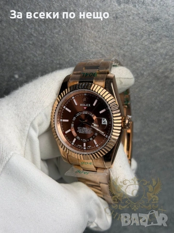 Rolex Sky-Dweller Chocolate Мъжки Часовник С Автоматичен Механизъм Код Chronolux15, снимка 3 - Мъжки - 55078754