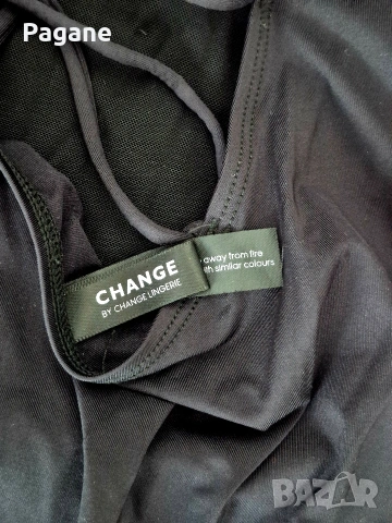Черен цял бански CHANGE Lingerie, размер М, снимка 9 - Бански костюми - 55248807
