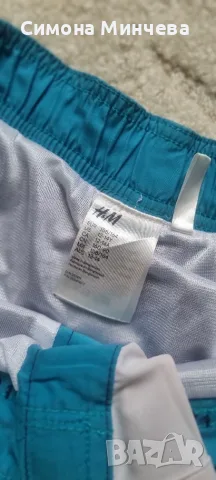 Къси дънкови панталони за тийнейджър и подарък бански H&M, снимка 7 - Детски къси панталони - 55361480
